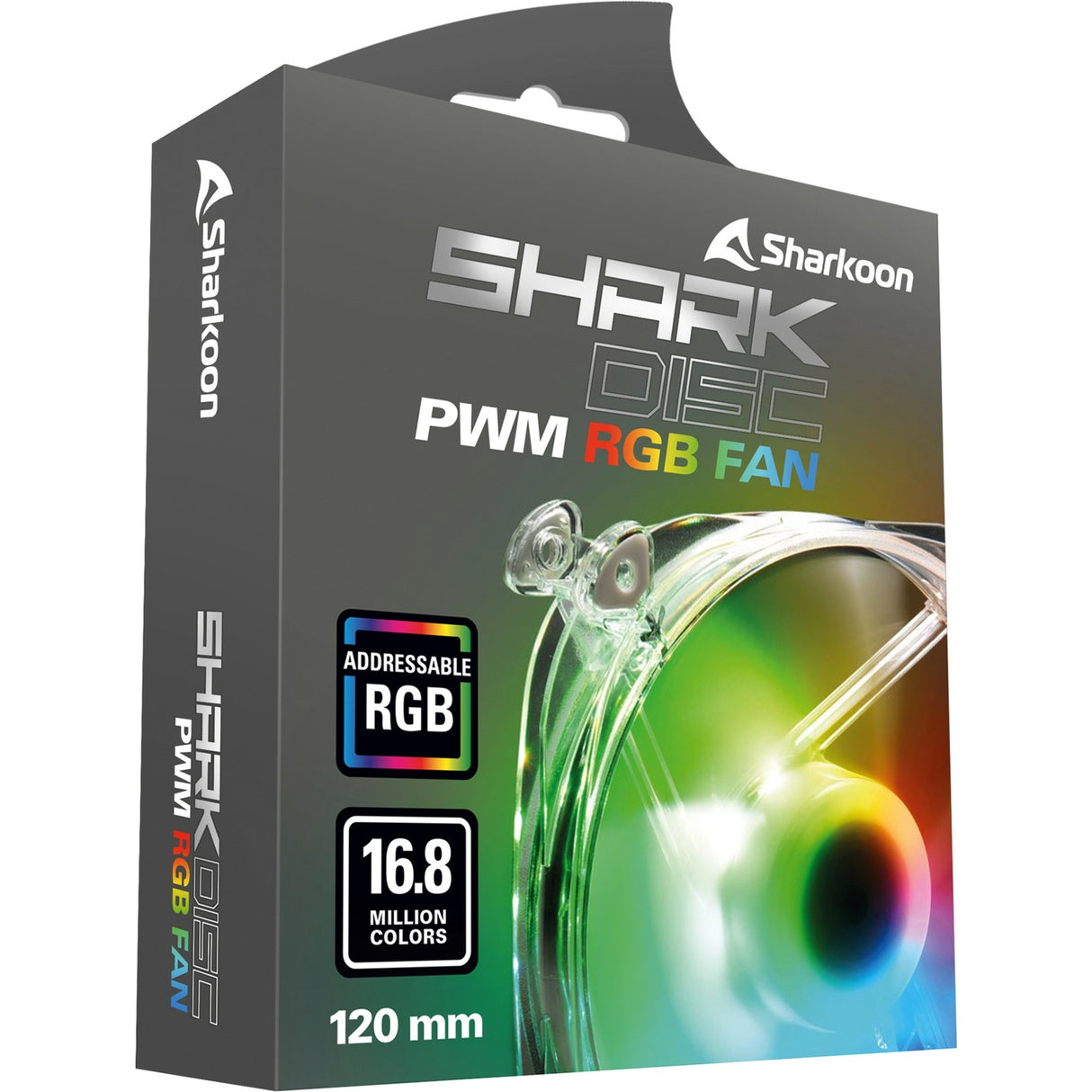 Sharkoon Shark Disc PWM RGB -Fan