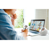 Creative Pebble V3 PC-Lautsprecher (weiß, Bluetooth, USB-C, Aux)