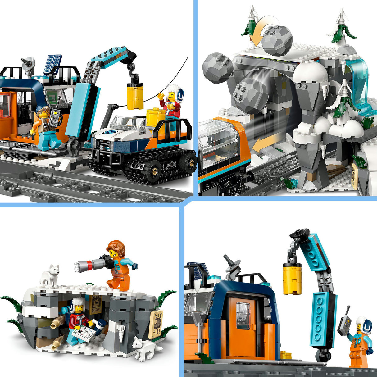 Lego 60470 City Trains Forschungszug am Nordpol