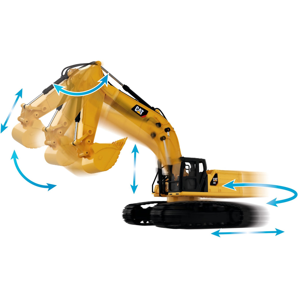 Carrera 1:24 RC Cat 336 Bagger