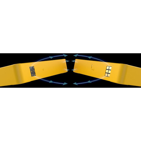 Thermaltake CT120 EX Reverse Argb Sync PC-Lüfter Bumblebee (3-Lüfter-Pack) Gehäuselüfter (gelb, 3 Stück, 120 x 120 x 25 mm, PWM)