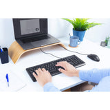 Trust Primo Tastatur-Maus-Set, Desktop-Set (schwarz, US-Layout, Membran)