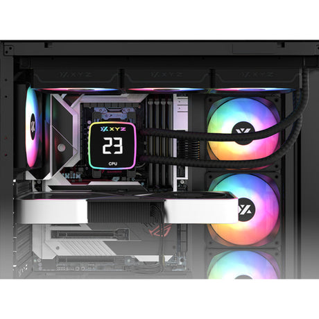 Xyz PC Gear Aquapulse AIO 360 Wasserkühlung (schwarz, argb, pwm)