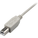 Sharkoon USB-A 2.0 > USB-B Kabel (grau, 0,5 Meter)