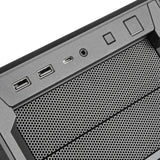 Silverstone sst-sed1-b Midi-Tower-Gehäuse (schwarz | 2x USB-A | 1x USB-C)