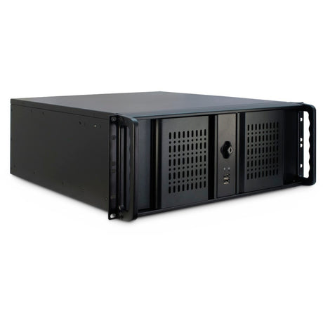 Inter-tech 4u-4098-s Rackgehäuse (schwarz | 2x USB-A)