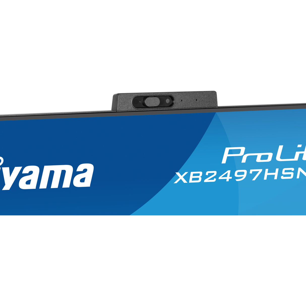 Iiyama prolite xb2497hsnh-b1 23.8 monitor (zwart, hdmi, displayport, lan, audio, usb-c, webcam)