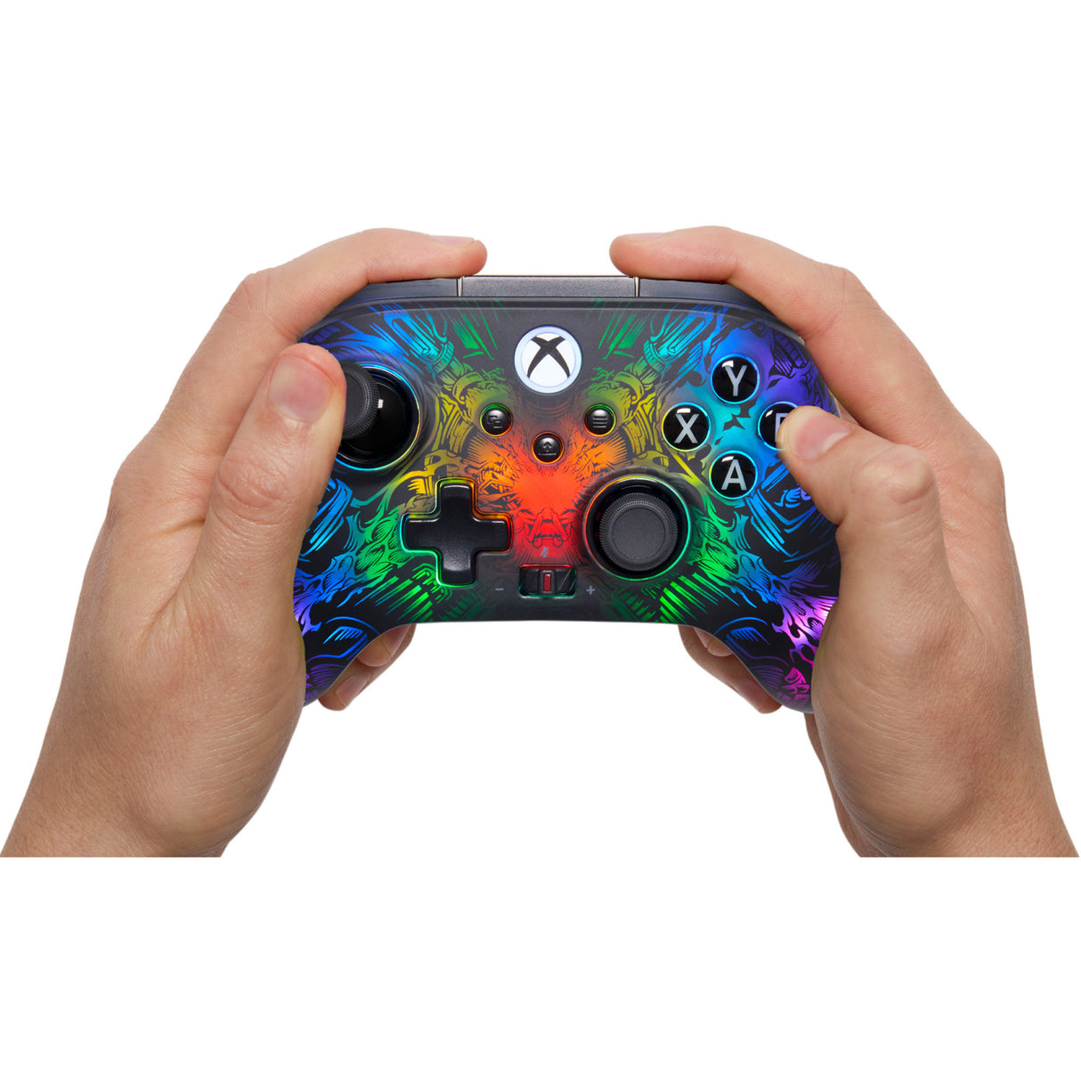 Powera Fusion Pro Wireless Controller für Xbox Series X|S mit Lumectra (Schwarz, RGB, Xbox Series X|S, Xbox One, PC)