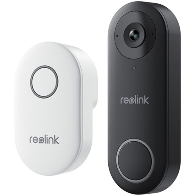 Reolink Smart 2K+ kabelgebundene PoE-Video-Türklingel mit Glocke (schwarz)