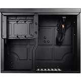 Silverstone sst-gd09b htpc-gehäuse (schwarz | 2x usb-a)