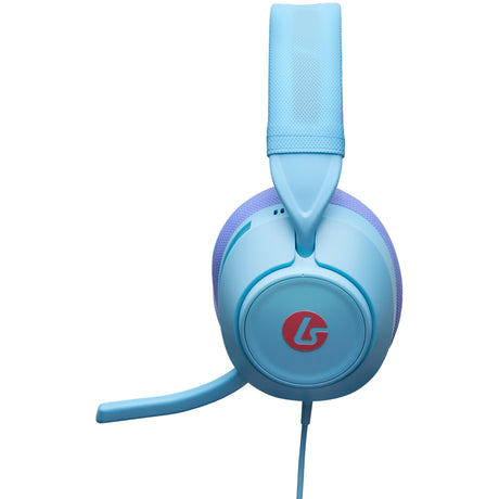 Powera lucidsound ls10 bedrade gamingheadset - oceaangolven over-ear gaming headset (lichtblauw paars, playstation 5, playstation 4, xbox series x|s, xbox one, pc, mobiel)