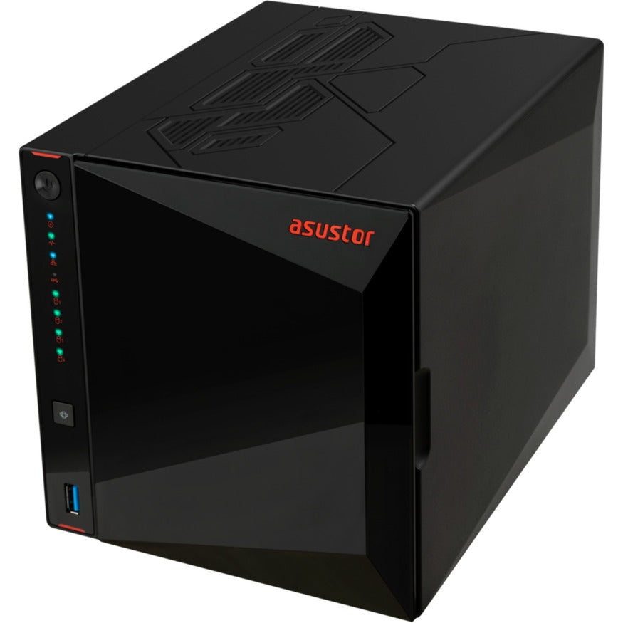 Asustor Nimbustor 4 AS5404T NAS (schwarz, 2x LAN, USB, HDMI)