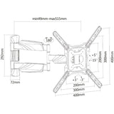 TV-Wandhalterung Act AC8354 schwarz 55 Zoll