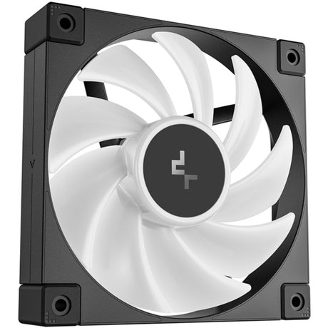 Deepcool fd12 argb Gehäuselüfter (schwarz, 3 Stück, 120 x 120 x 25 mm, PWM, 3 Stück, 4-poliger PWM-Lüfteranschluss)