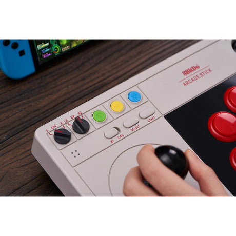 8bitdo Arcade-Stick-Gamepad (grau)