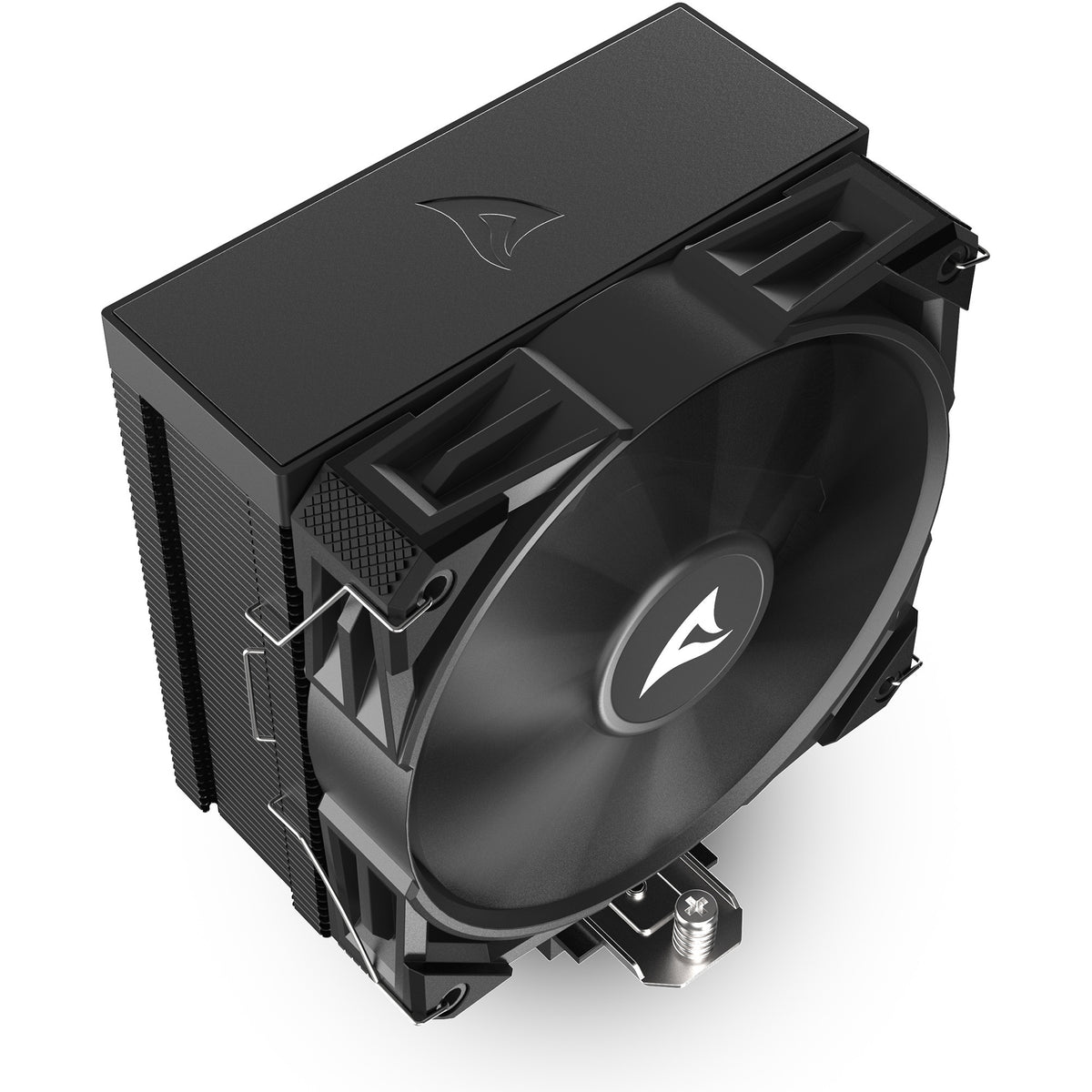 Sharkoon a40 CPU-Kühler (schwarz, 4-Pin-PWM-Lüfteranschluss)