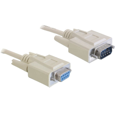 Delock serielle RS-232-Verlängerung 9 Pin Stecker > 9 Pin Buchse, 1m Kabel (82984)