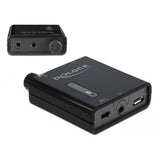 Delock tragbarer Stereo-Kopfhörerverstärker (schwarz)