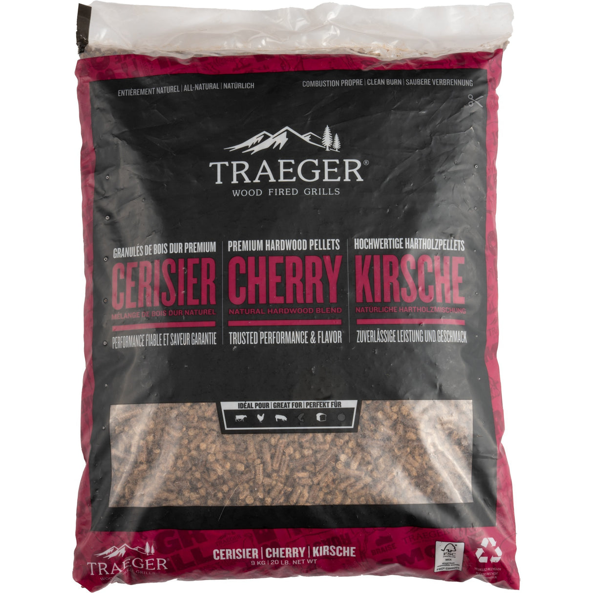 Traeger Traeger Pellets Van Hardhout kers