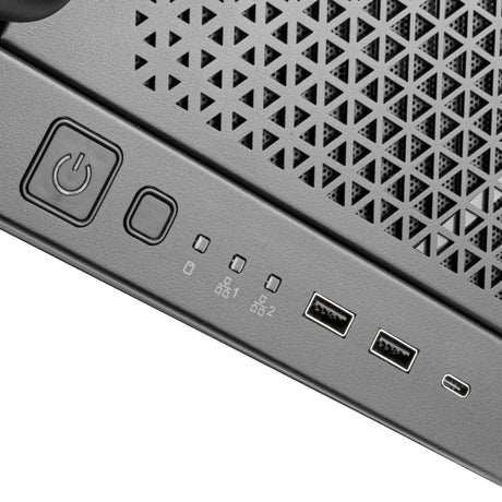 Silverstone RM51 Rackgehäuse (schwarz | 5h | 2x USB-A | 1x USB-C)
