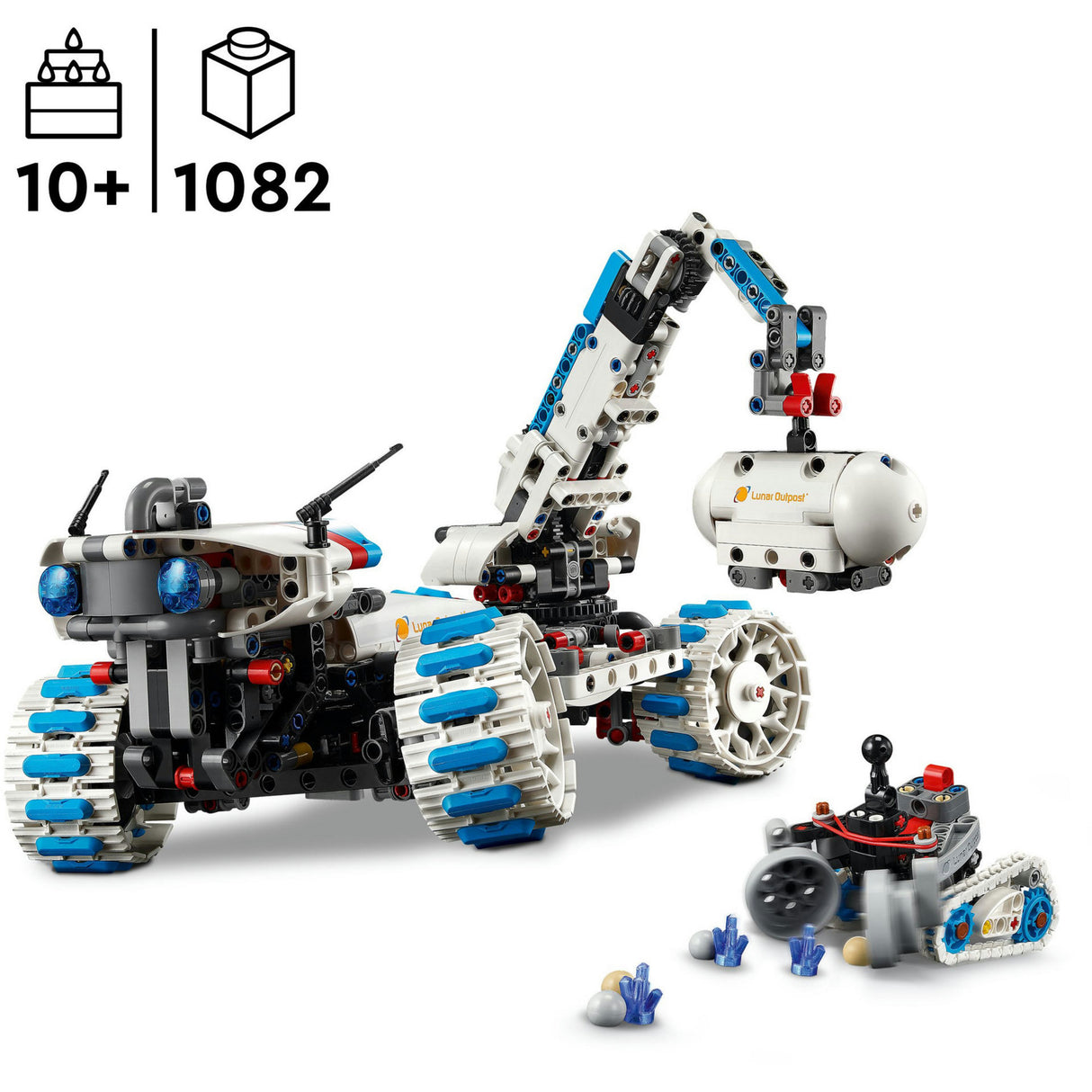 Lego Technic 42211 Mondaußenposten Mondrover Raumfahrzeug