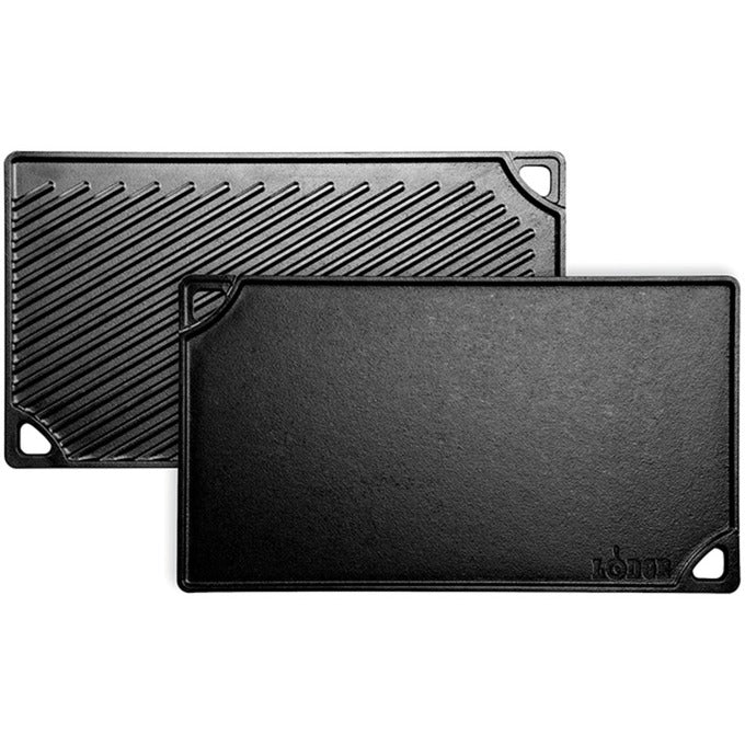 Lodge reversible Grillplatte LDP3 Grillplatte (schwarz, 42 cm x 24 cm)