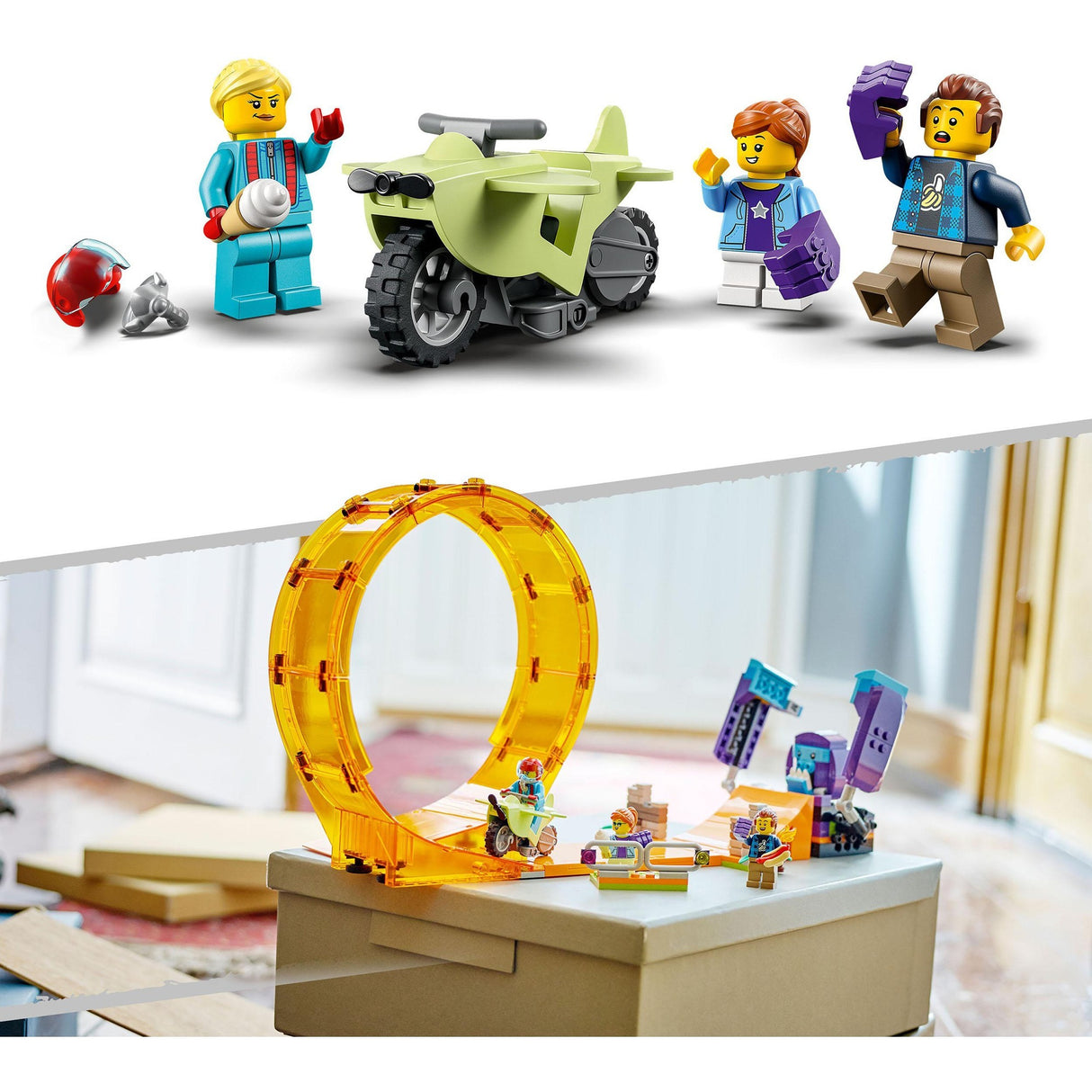 Lego City – Schimpansen-Stunt-Looping-Konstruktionsspielzeug (60338)