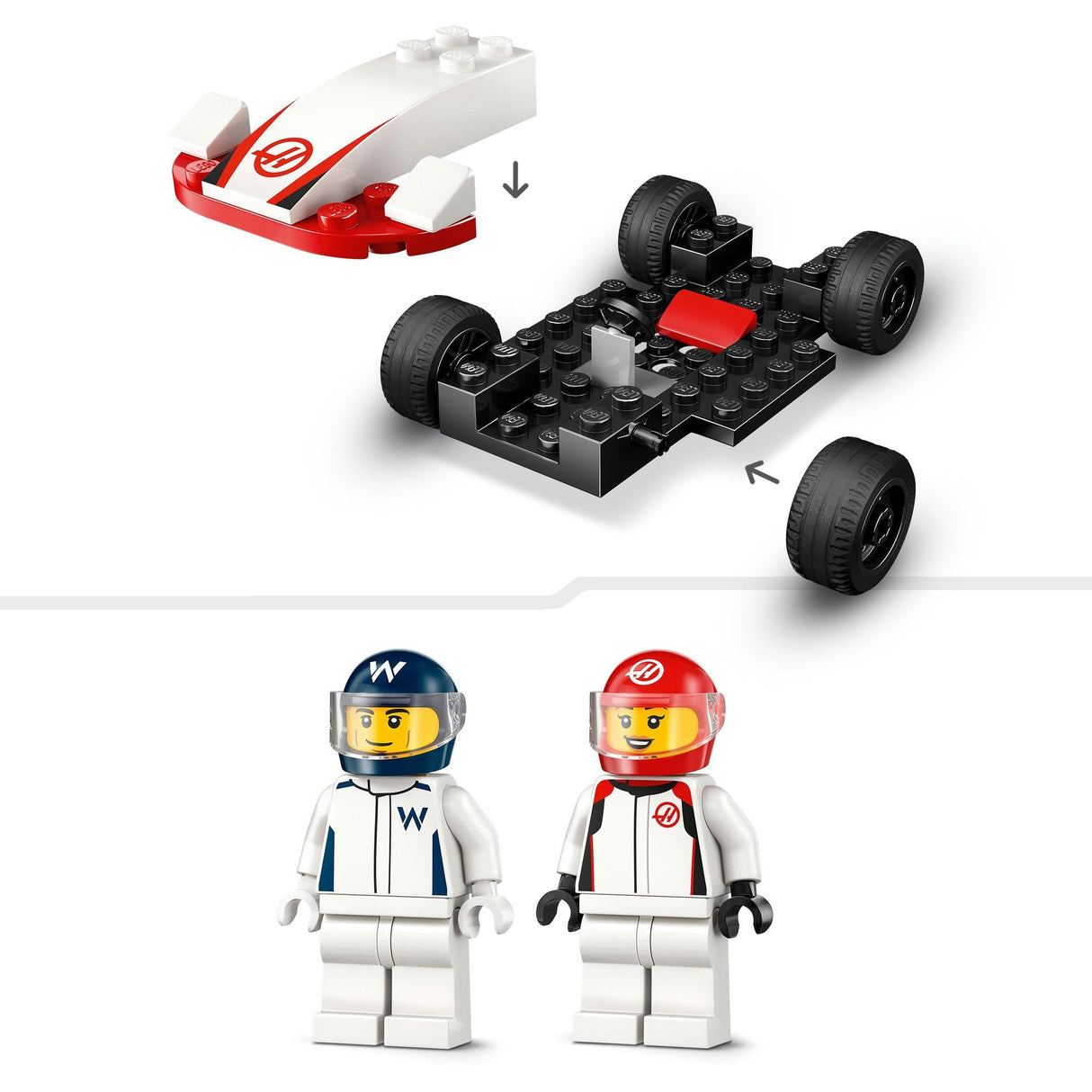 Lego City 60464 F1 Williams Racing und Hare F1-Rennwagen