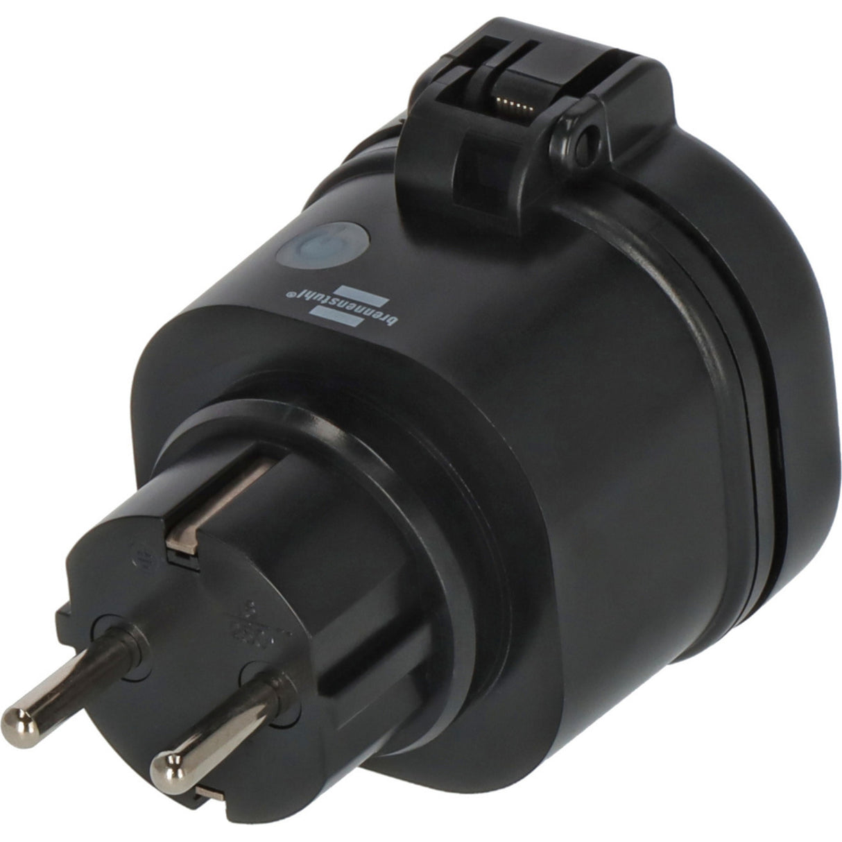 Brennerstuhl Connect Smart Plug WA 3600 XS03 für Outdoor IP44 Steckdosenleiste (schwarz, 2,4 GHz WLAN, Alexa, Google, Matter)