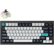 Keychron Q1 Max-M3 RGB mechanische Tastatur (schwarz, US-Layout (QWERTY), Gateron Jupiter Brown, 75 %, RGB-LEDs, KSA Double-Shot PBT, Hot-Swap, Knopf, 2,4 GHz | Bluetooth 5.1 | USB-C)