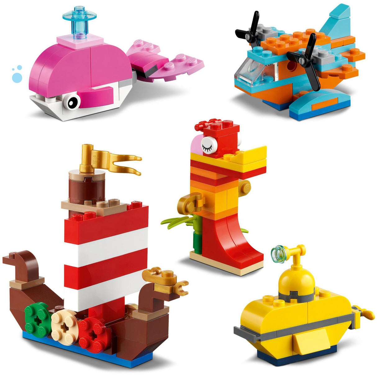 Lego Classic – Kreatives Konstruktionsspielzeug mit Meeresspaß (11018)