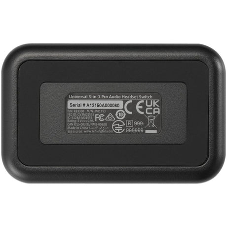 Kensington Universal 3-in-1 Audio Headset Switch