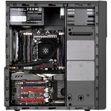 Silverstone sst-ps13b Midi-Tower-Gehäuse (schwarz | 2x USB-A)