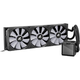 Sharkoon S100 ArGB Wasserkühlung (schwarz, 4-Pin-PWM-Lüfteranschluss)