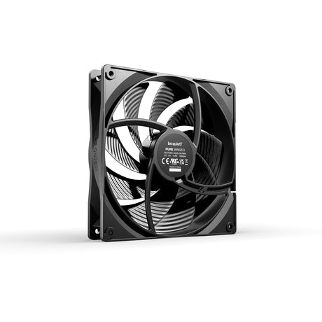 Ruhig sein! Pure Wings 3 High-Speed-Gehäuselüfter (schwarz, 3 Stück, 140 x 140 x 25 mm, PWM)