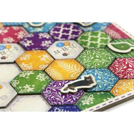 White Goblin Games Calico Brettspiel (niederländisch, 1 - 4 Spieler, 45 Minuten, ab 10 Jahren)