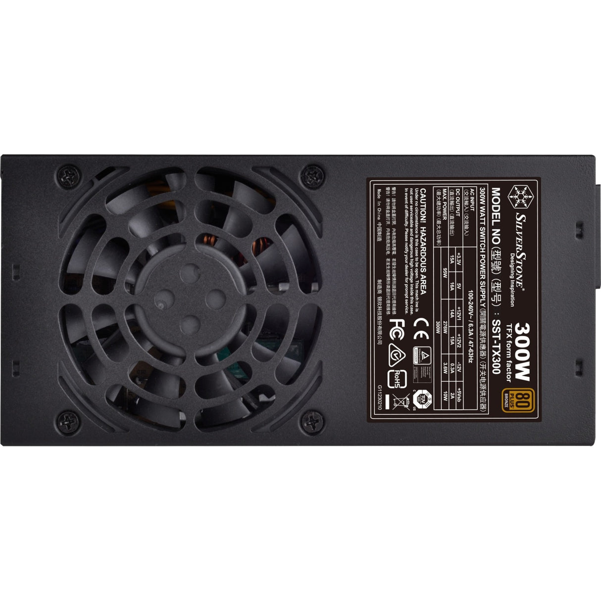 Silverstone tfx tx300 300 Watt Netzteil (schwarz)