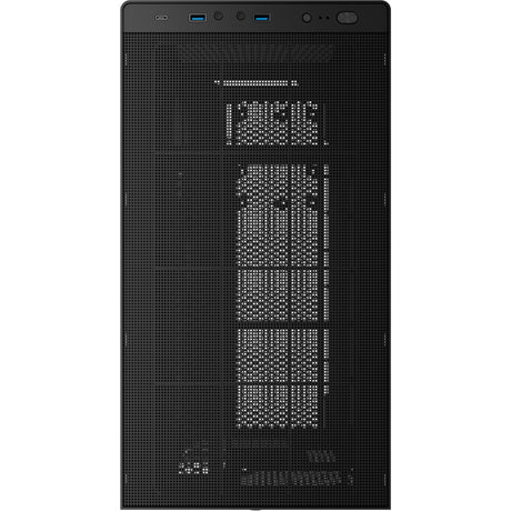 Aerocool Stormfront Mini Mini-Tower-Gehäuse (schwarz | 2x USB-A | 1x USB-C | Fenster)