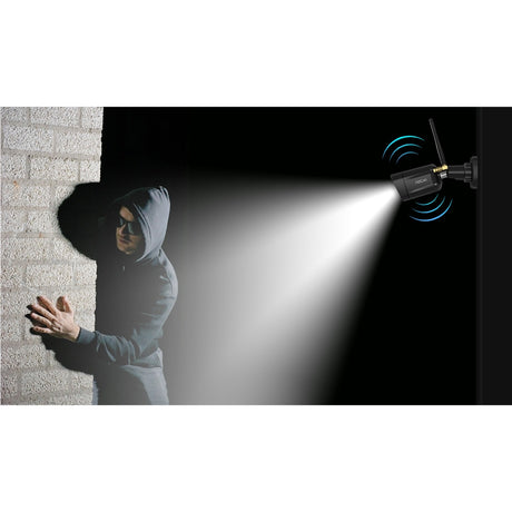 Foscam v8p, 4k 8mp Dualband-WLAN-Überwachungskamera (schwarz, mit Ton- und Lichtalarm)