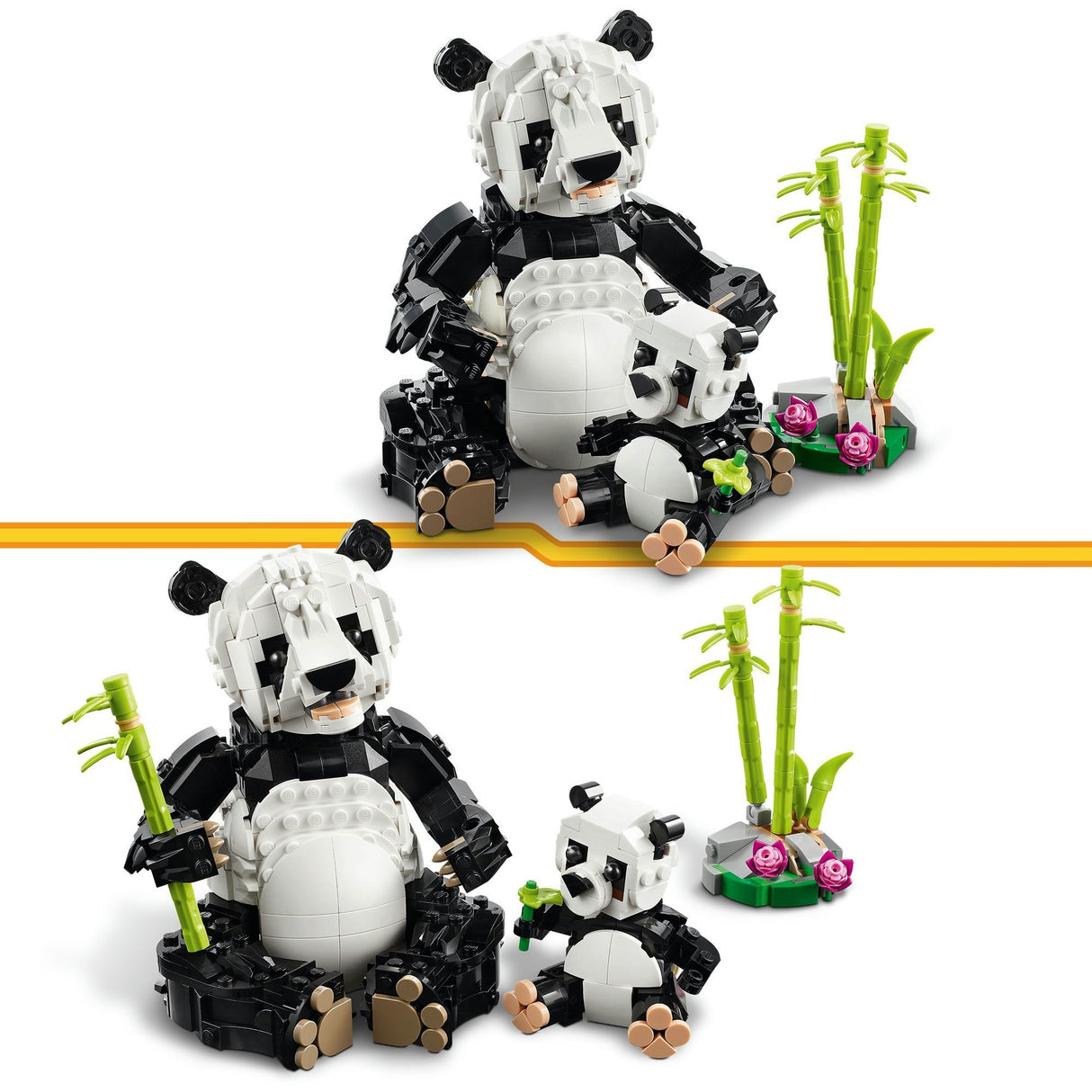 Lego Creator 3in1 Wilde Tiere: Panda-Familie – 31165