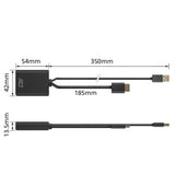 Act-Konnektivität HDMI-zu-DisplayPort-Adapter, 4K@60Hz (Schwarz)