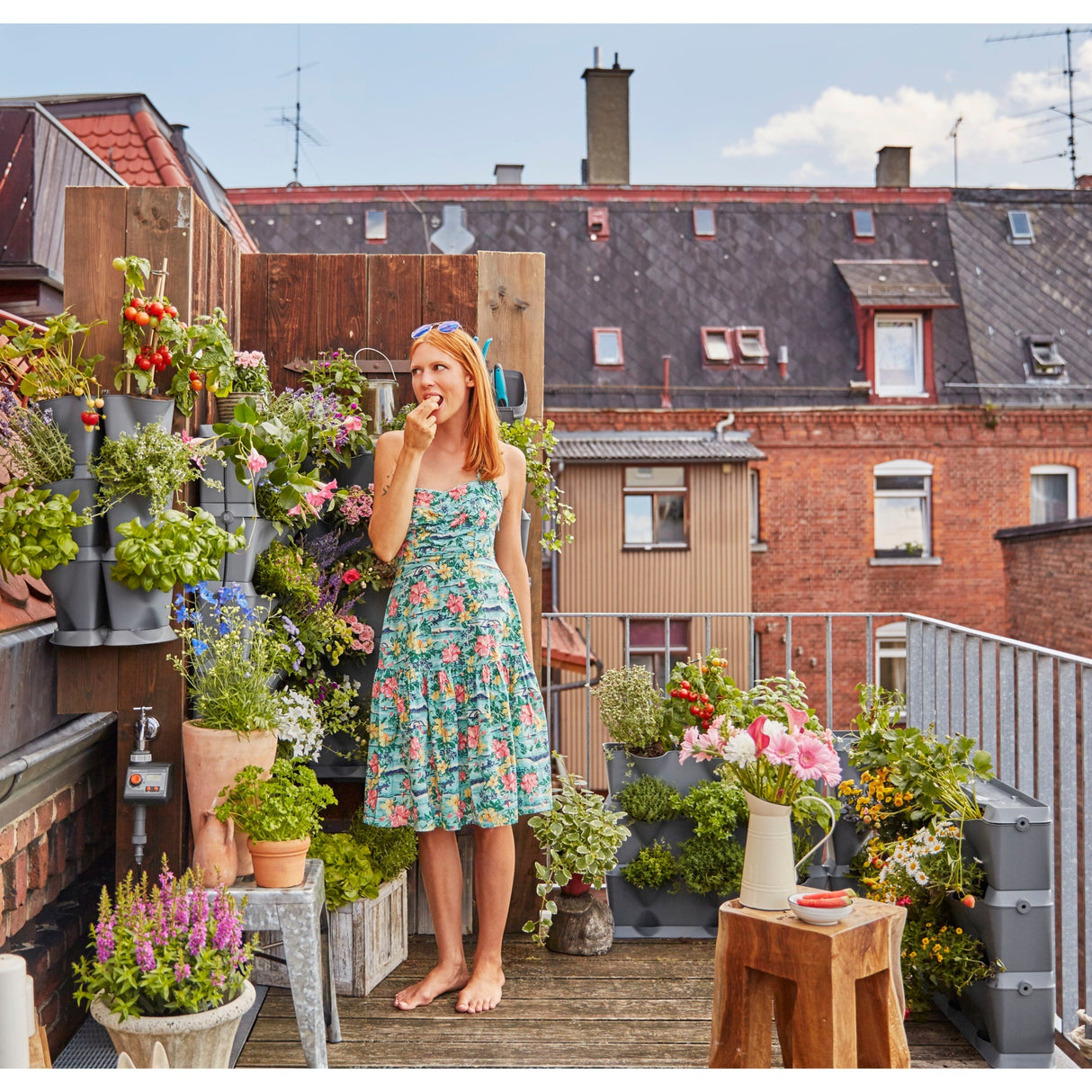 Gardena Naturup! | vertikales Bewässerungsset | Wasserhahn - 13156-20 - 13156-20