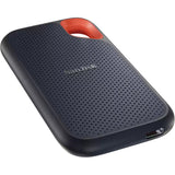 Sandisk extreme portable v2, 8 tb externe ssd (zwart oranje, sdssde61-8t00-g25, usb-c)