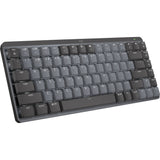 Mechanische Mini-Tastatur Logitech MX (schwarz, US-internationales Layout (QWERTY), GL-taktil, 80 % (TKL), Bluetooth)