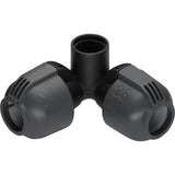 Gardena Eckstück 25 mm x 3 4 Innengewindeanschluss (schwarz grau)