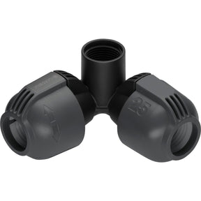 Gardena Eckstück 25 mm x 3 4 Innengewindeanschluss (schwarz grau)