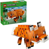Lego Minecraft der Fuchs, Kinderzimmerdekoration und Tierspielzeug für Kinder – 21588