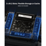 Terramaster f2-425 plus nas (wit, 2x 5gbe, hdmi, usb)
