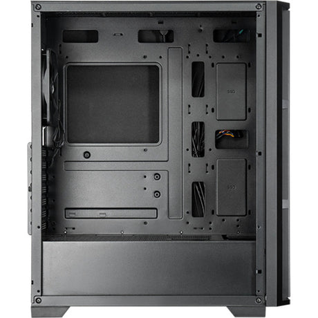 Chieftec pro midi q Midi-Tower-Gehäuse (schwarz | 3x USB-A | 1x USB-C)