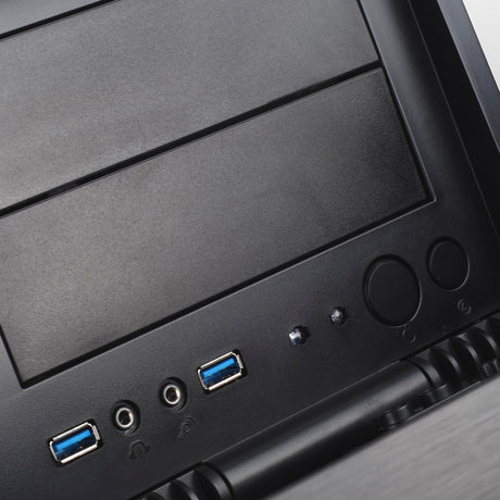 Silverstone Grandia GD07B HTPC-Gehäuse (schwarz | 2x USB-A)